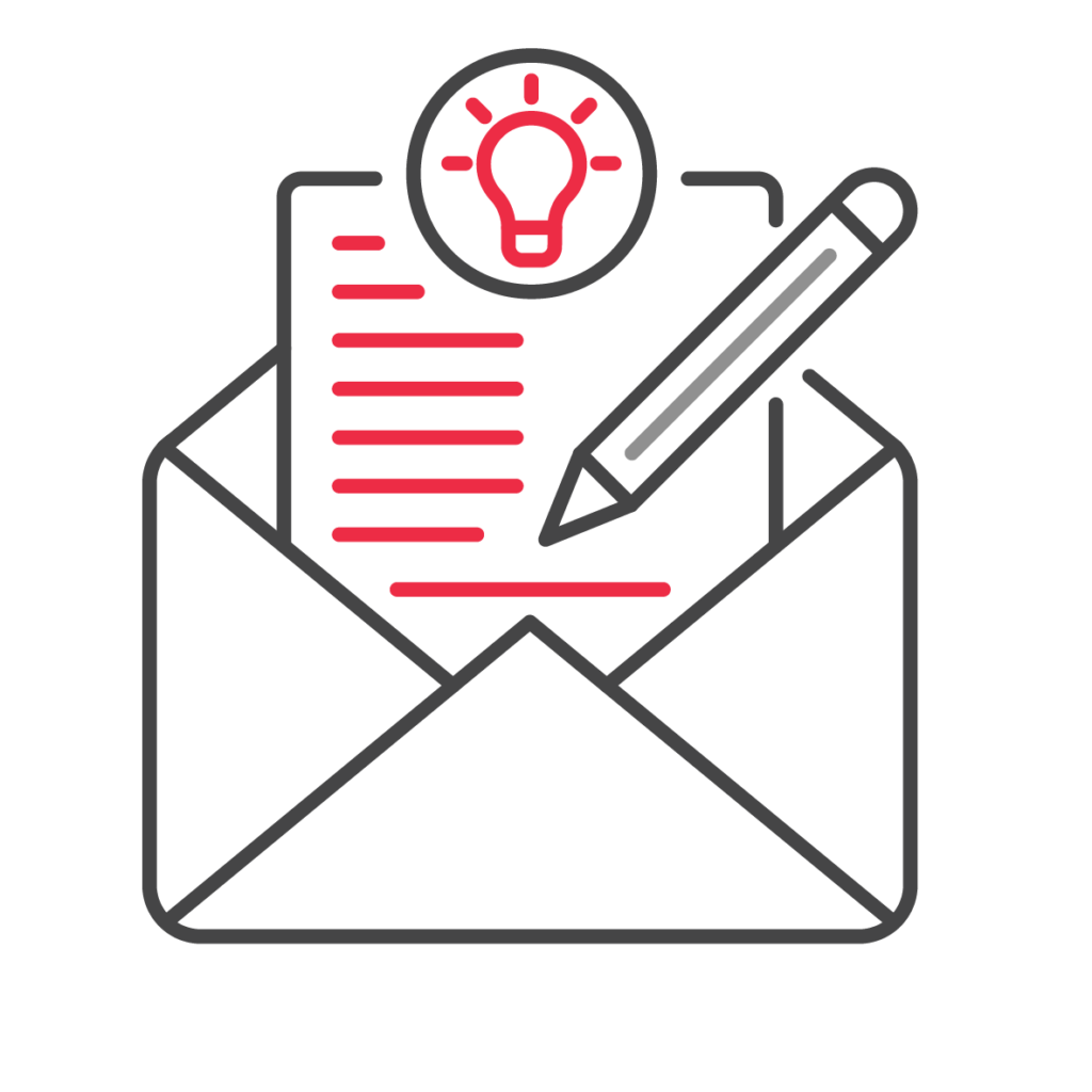 Mailflow response icon.